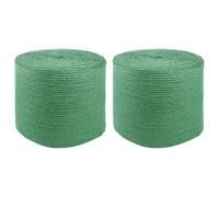 Qnhdfrt 2-Pack Green Jute Rope, 3-Ply Natural Twine for Gardening