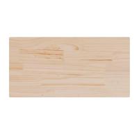 Qnhdfrt 2-Pack Unfinished Solid Pine Wood Rectangular Tabletop