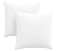 Qnhdfrt 2-Pack White 24x24 inch Soft Throw Pillows with Removable Cover