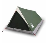 Qnhdfrt 2-Person A-Frame Camping Tent, Waterproof Polyester, Green