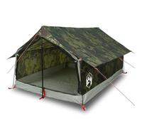 Qnhdfrt 2-Person Camouflage A-Frame Camping Tent