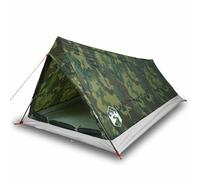 Qnhdfrt 2-Person Waterproof Camouflage A-Frame Camping Tent