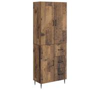 Qnhdfrt 2-Piece Engineered Wood Sideboard and Wall Cabinet Set