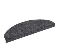 Qnhdfrt 20 Tapis dEscalier Autocollants 65x21x4cm - Marchettes Demi-Rond en Polypropylène - Protection Antidérapante et Réduction du Bruit pour Escalier Intérieur - Gris Foncé