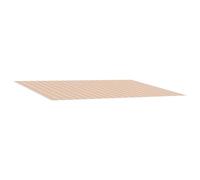 Qnhdfrt 20x10ft Replacement Awning Fabric, Blue and Orange