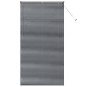 Qnhdfrt 220 x 110 cm Dark Gray Aluminum Horizontal Window Blind