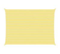 Qnhdfrt 23x16ft Rectangular Polyester Sun Shade Sail, Yellow & White