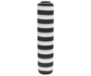 Qnhdfrt 2x50m HDPE Privacy Fence Screen Roll, Charcoal & White