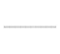 Qnhdfrt 3.6x82 ft Green PVC Coated Galvanized Steel Chain Link Fence