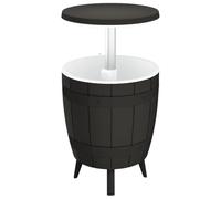 Qnhdfrt 3-in-1 Outdoor Cooler and Bar Table with 37L Ice Bucket