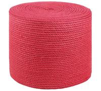 Qnhdfrt 3-Ply Red Jute Twine for Crafts, 10-Pack