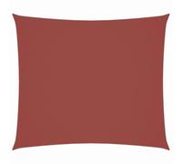 Qnhdfrt 6.5x10 ft Rectangle Sun Shade Sail, PU Oxford, Terracotta