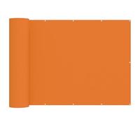 Qnhdfrt 6 x 33 ft Orange Balcony Privacy Screen, 160 GSM Oxford Fabric