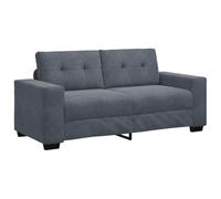 Qnhdfrt 71" Velvet 2-Seater Loveseat Sofa, Dark Grey