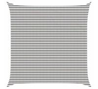 Qnhdfrt 7x7m Square HDPE Sun Shade Sail, Light Gray and White