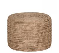 Qnhdfrt 8mm Natural Jute Rope, 1640 Feet