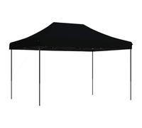 Qnhdfrt 9x13 ft Pop-Up Party Tent, Black Oxford Fabric