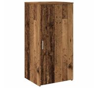 Qnhdfrt Armoire de Rangement Bureau en Bois d'Ingénierie Style Vieux Bois 50x45x103,5 cm - Meuble Buffet de Réception Compact et Élégant pour Dossiers et Fournitures