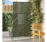 Qnhdfrt Brise-vue vert olive - 100 x 50 x 180 cm - En acier - Rectangulaire - Design moderne avec une longue durée de vie - Pour jardin, terrasse et balcon - Comme protection contre le vent privé ou