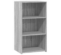 Qnhdfrt Buffet gris Sonoma 50 x 41 x 93 cm en matériau à base de bois avec support mural, design moderne et miracle de rangement pour cuisine, couloir, salon