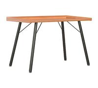 Qnhdfrt Bureau d'ordinateur compact et fonctionnel avec mur surélevé - Noir marron - 90 x 50 x 79 cm - Moderne et fonctionnel - Pour bureau, chambre d'adolescent et bureau à domicile