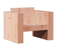 Qnhdfrt Canapé de Jardin en Bois de Douglas Massif 79x60x62 cm Fauteuil Extérieur Confortable avec Dossier et Accoudoirs pour Terrasse Patio Balcon Arrière-Cour Capacité de Charge 110 kg