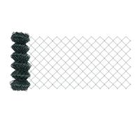 Qnhdfrt Clôture en treillis vert - 100 x 40 cm - Clôture de jardin en acier - Clôture métallique stable pour le jardin - Rouleau de clôture flexible avec mailles de 60 x 60 mm