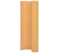 Qnhdfrt Double-Sided PVC Garden Privacy Screen, 90x400 cm, Yellow