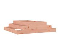 Qnhdfrt Douglas Fir Wood 3-Tier Raised Garden Bed