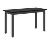 Qnhdfrt Engineered Wood Dining Bench with Metal Legs, Black Oak