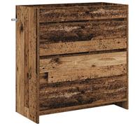 Qnhdfrt Engineered Wood Under Sink Bathroom Cabinet, Vintage Brown