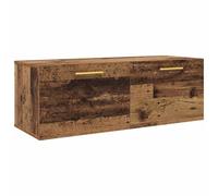 Qnhdfrt Engineered Wood Wall Mounted Cabinet with Gold Handles