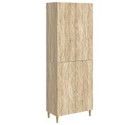 Qnhdfrt Ensemble Meuble TV et Cabinet Mural 2 Pcs Bois Chêne Sonoma