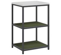 Qnhdfrt Étagère de cuisine, vert olive, étagère sur pied en acier robuste, étagère en métal pour ustensiles de cuisine et casseroles, organisation de cuisine moderne avec étagères, 60 x 50 x 92 cm