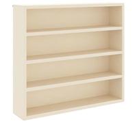 Qnhdfrt Étagère murale, beige, 40 x 8,5 x 37 cm, en bois dérivé, à 3 étages, moderne avec design fin, pour livres et décoration dans le salon, le couloir et la chambre à coucher