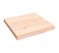Qnhdfrt Étagère murale en bois massif de chêne naturel - 40 x 40 cm - Profondeur : 2 à 4 cm - Fabriquée à la main - Pour cuisine, salle de bain, bibliothèque, salon