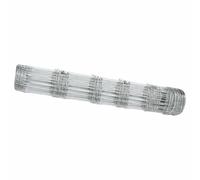 Qnhdfrt Galvanized Steel Prairie Fence, 25x0.8m Silver Wire Mesh
