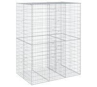 Qnhdfrt Galvanized Wire Gabion Basket with Lid, 150x100x200 cm