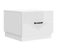 Qnhdfrt Glossy White Engineered Wood Coffee Table with Drawer