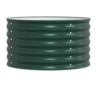 Qnhdfrt Green Metal Raised Garden Bed, 32x32x17 inch Square Planter