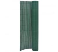Qnhdfrt Green PVC Double-Sided Garden Fence Screen (90x400 cm)