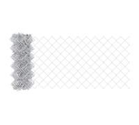 Qnhdfrt Grillage en acier galvanisé - Clôture de jardin en treillis pour extérieur, 100 x 40 cm, argenté, clôture métallique stable pour délimiter et aménager