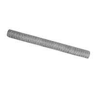 Qnhdfrt Grillage hexagonal - 1,5 x 100 m - Clôture métallique en acier galvanisé pour jardin et terrasse - Clôture métallique robuste argentée - Clôture extérieure polyvalente pour délimitation