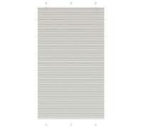 Qnhdfrt Light Gray Polyester Pleated Blind, 115x200 cm