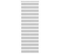 Qnhdfrt Light Gray Zebra Roller Blind, 85x230 cm