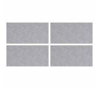 Qnhdfrt Lot de 4 tapis d'escalier en aluminium - 50 x 25 cm - Angle droit - Tôle ondulée antidérapante - Design moderne - Robuste et durable - Pour l'intérieur et l'extérieur - Pour l'intérieur et