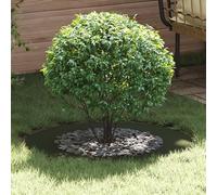 Qnhdfrt Lot de 5 pots de fleurs cylindriques en plastique vert olive mat pour jardin, balcon, terrasse, intérieur et extérieur, 80 cm de diamètre