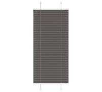 Qnhdfrt No-Drill Zebra Roller Blinds, 60x150cm Black Polyester Shades
