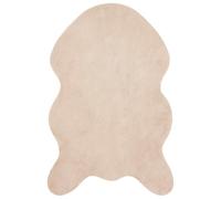 Qnhdfrt Olite Tapis en fourrure synthétique antidérapant 80 x 120 cm Taupe En polyester robuste Design moderne et surface douce comme du velours pour salon, chambre à coucher, salle à manger
