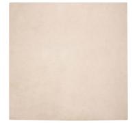 Qnhdfrt Olite Tapis en fourrure synthétique antidérapant Taupe 120 x 120 cm Design moderne en polyester doux comme du velours pour salon, chambre à coucher et coins de lecture confortables